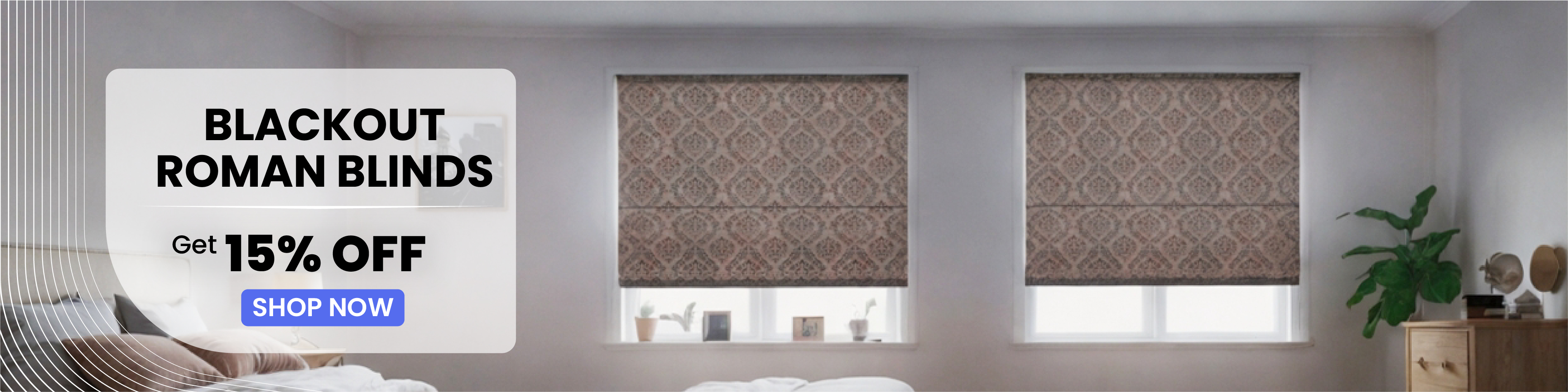 Blackout Roman Blinds