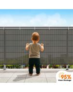 Hippo 95% Vision Block Child and Pet Safety Net (HDPE)