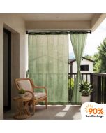 Hippo 90% Sun Block Solid Outdoor Curtain (HDPE)
