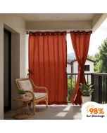 Hippo 98% Sun Block Solid Outdoor Curtain (HDPE)