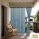 Hippo 95% Sun Block Solid Outdoor Curtain (HDPE)