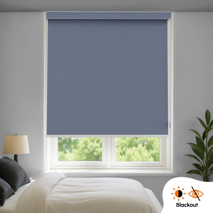 Hippo Blackout Texture Indoor Roller Blind (Texture Polyester) 